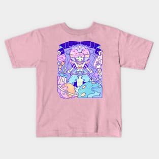 Galaxy girl Kids T-Shirt